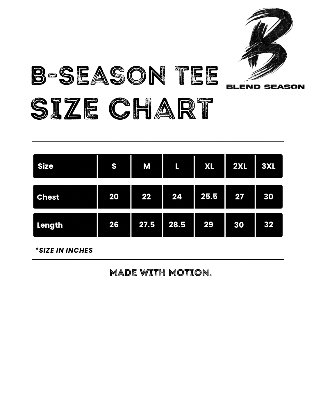 White B-season tee