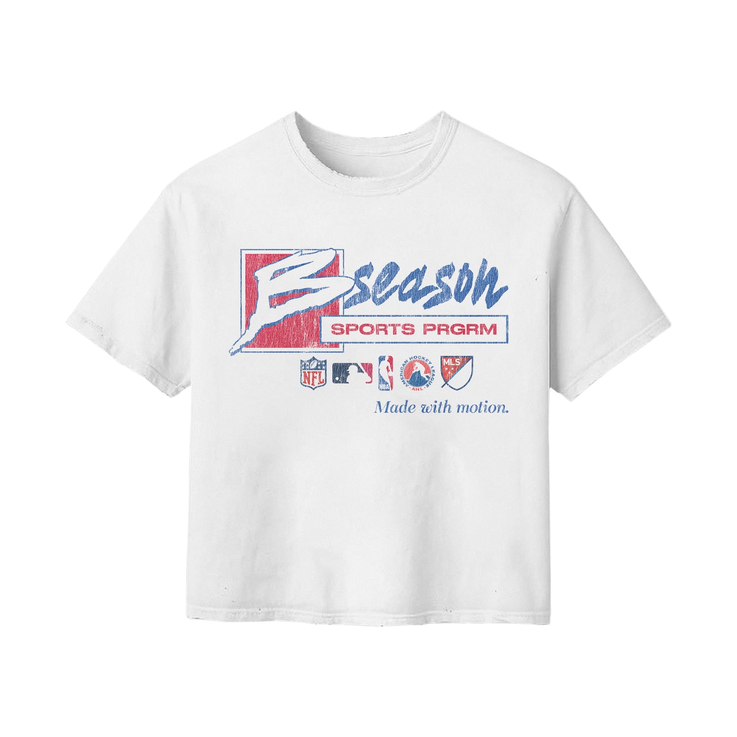 White B-season tee